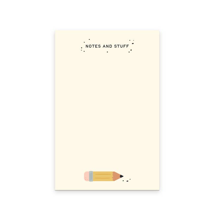 Bloc-notes Crayon Notes et Trucs pour la vente par Ruff House Print Shop