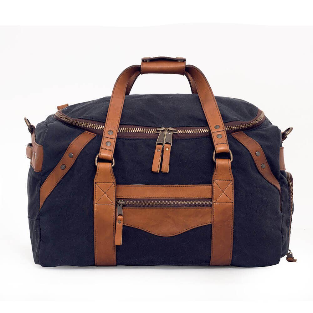 Mission Mercantile Leather Goods - Wholesale Weekender Bag - Unisex - Campaign Waxed Canvas Medium Duffle Bag19
