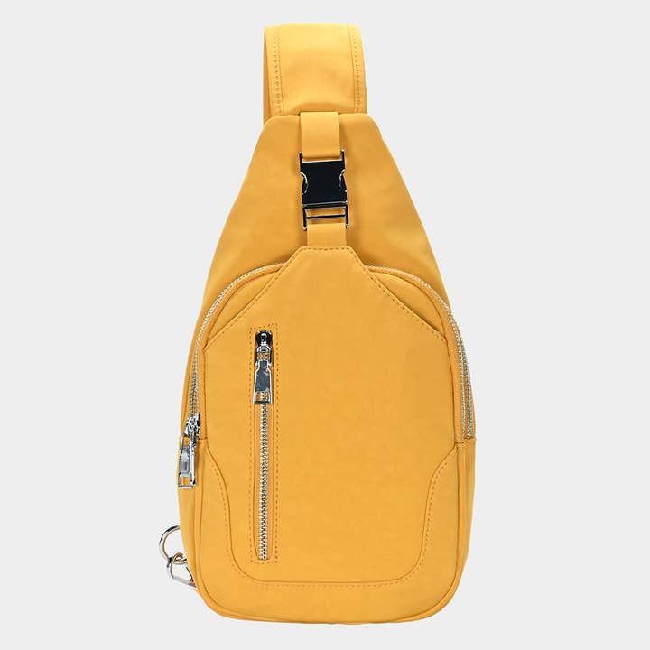 Sensibling Corp. - Wholesale Crossbody Bag - Women's - Adjustable Strap and Zipper Pockets Sleek Sling Backpack3