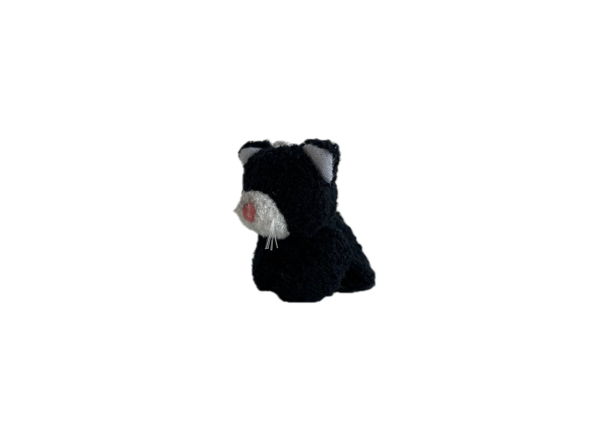 The Gifted Rat - Venta al por mayor Peluche - Niños y bebés - Pequeño Gato de Peluche (Blanco y Negro)3