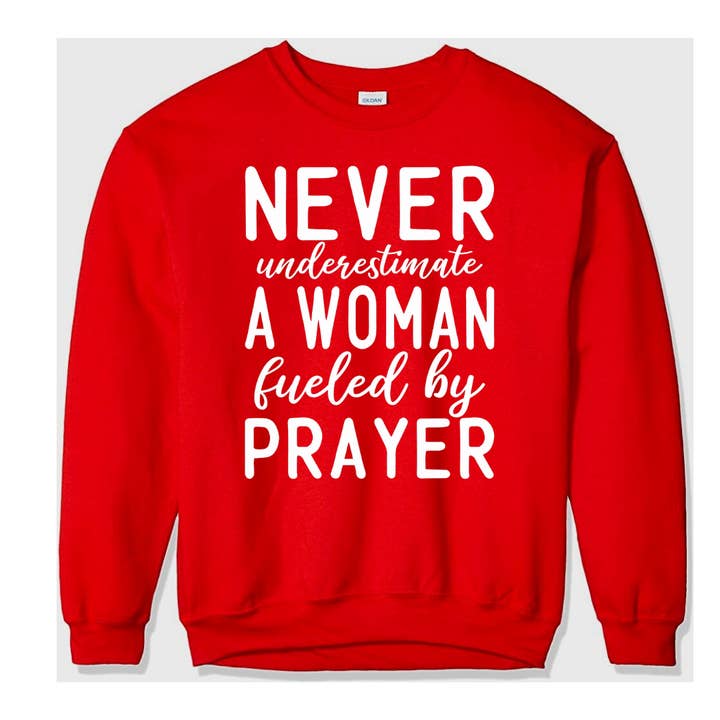 Sweatshirt nooit onderschatten voor wholesale door Fully Dressed and Blessed