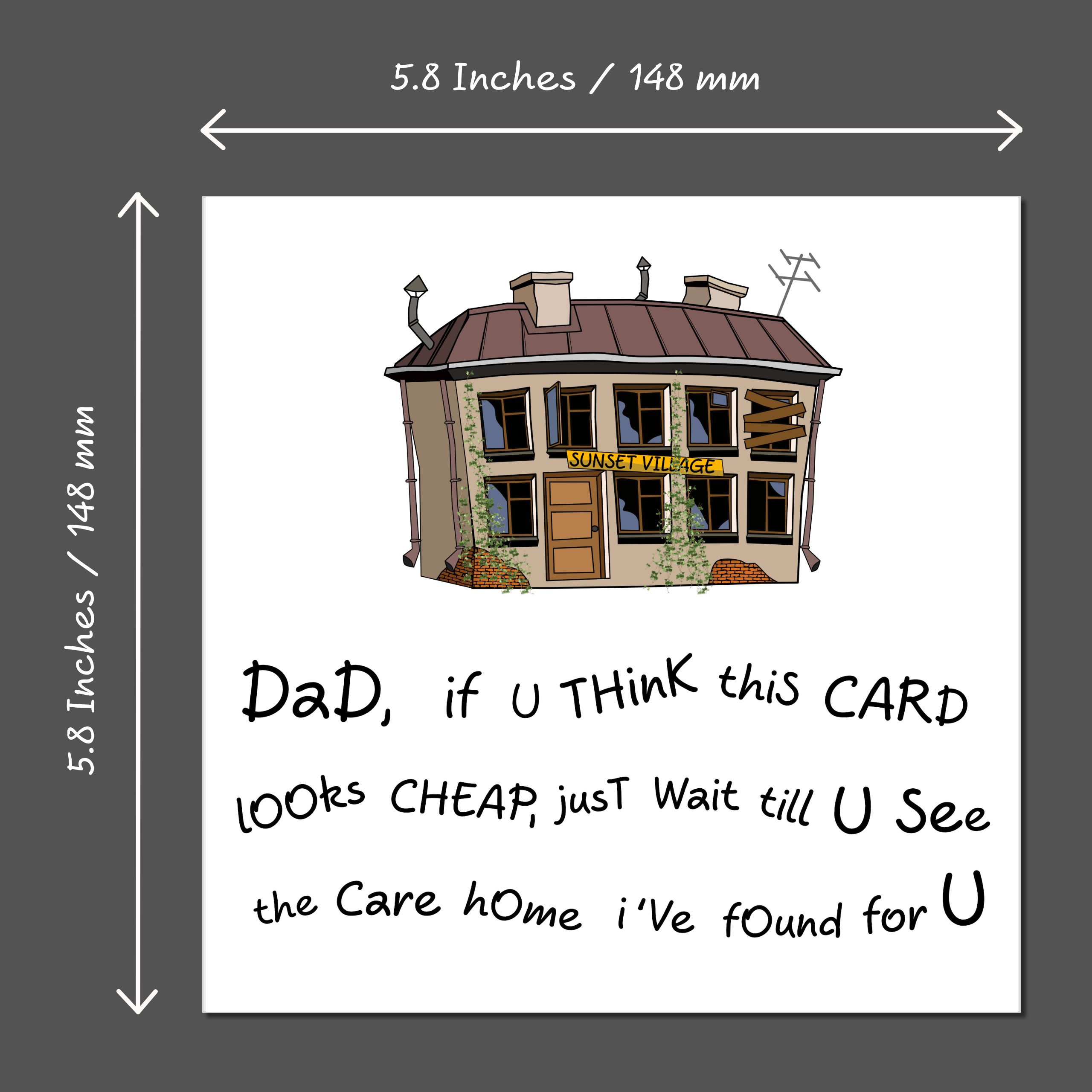 Swizzoo Cards – Großhandel Vatertagskarten – Lustige Vatertagskarte, Geburtstagskarte für Papa, 50., 60., 70., humorvoll, Pflegeheim, Ruhestand2