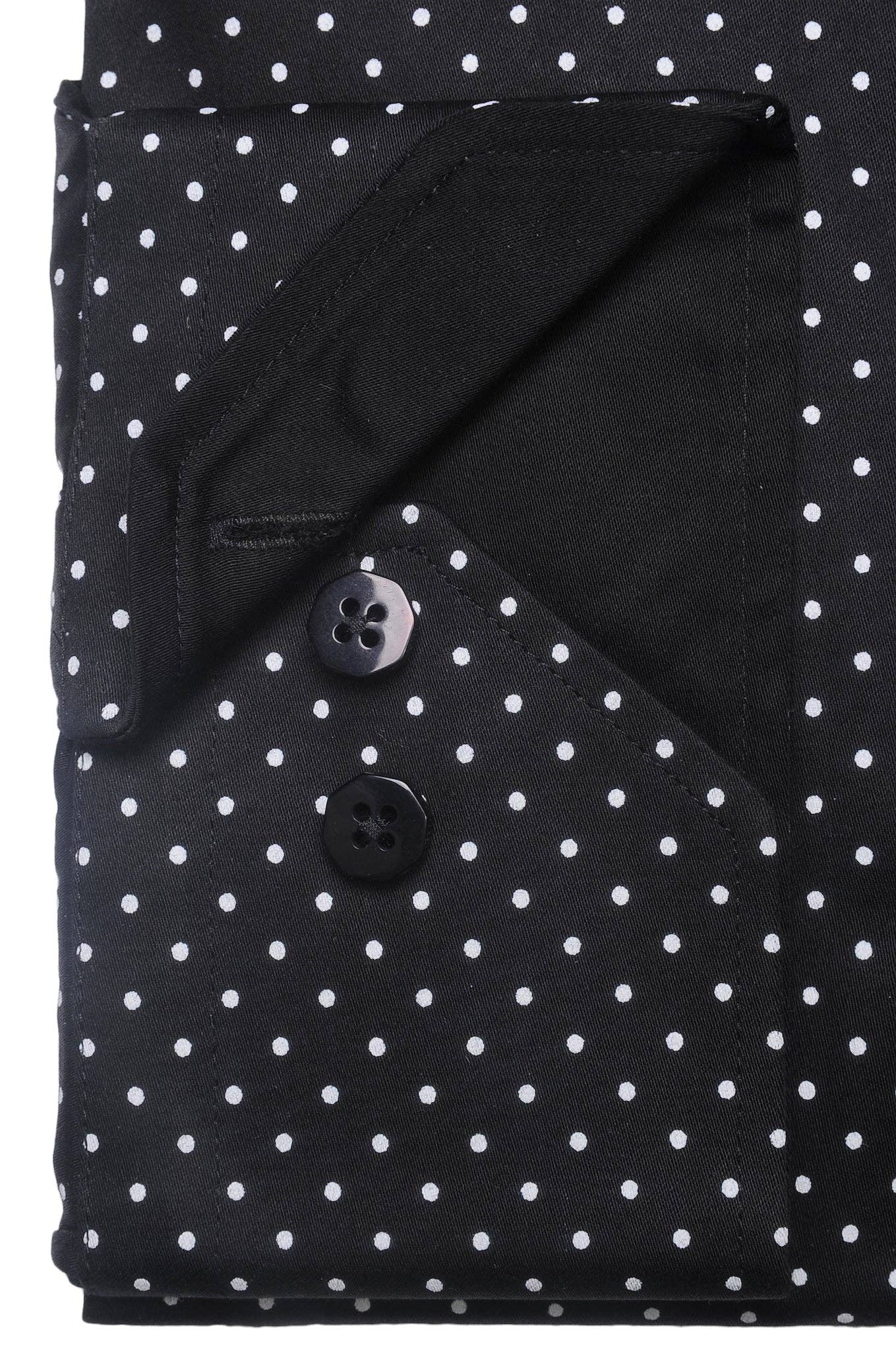 Virgoan Wish LLC - Wholesale Button Down Shirt - Men's - Da Vinci Blue Collar | Regular Collar Polkadot shirt5