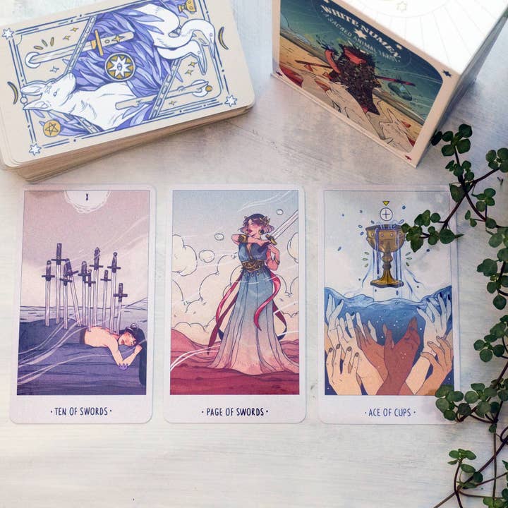 Hachette Book Group - Wholesale Tarot Cards - White Numen: A Sacred Animal Tarot Deck