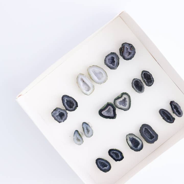 Géodes Tabasco 9 Paires pour la vente par Mi Esperanza Minerals