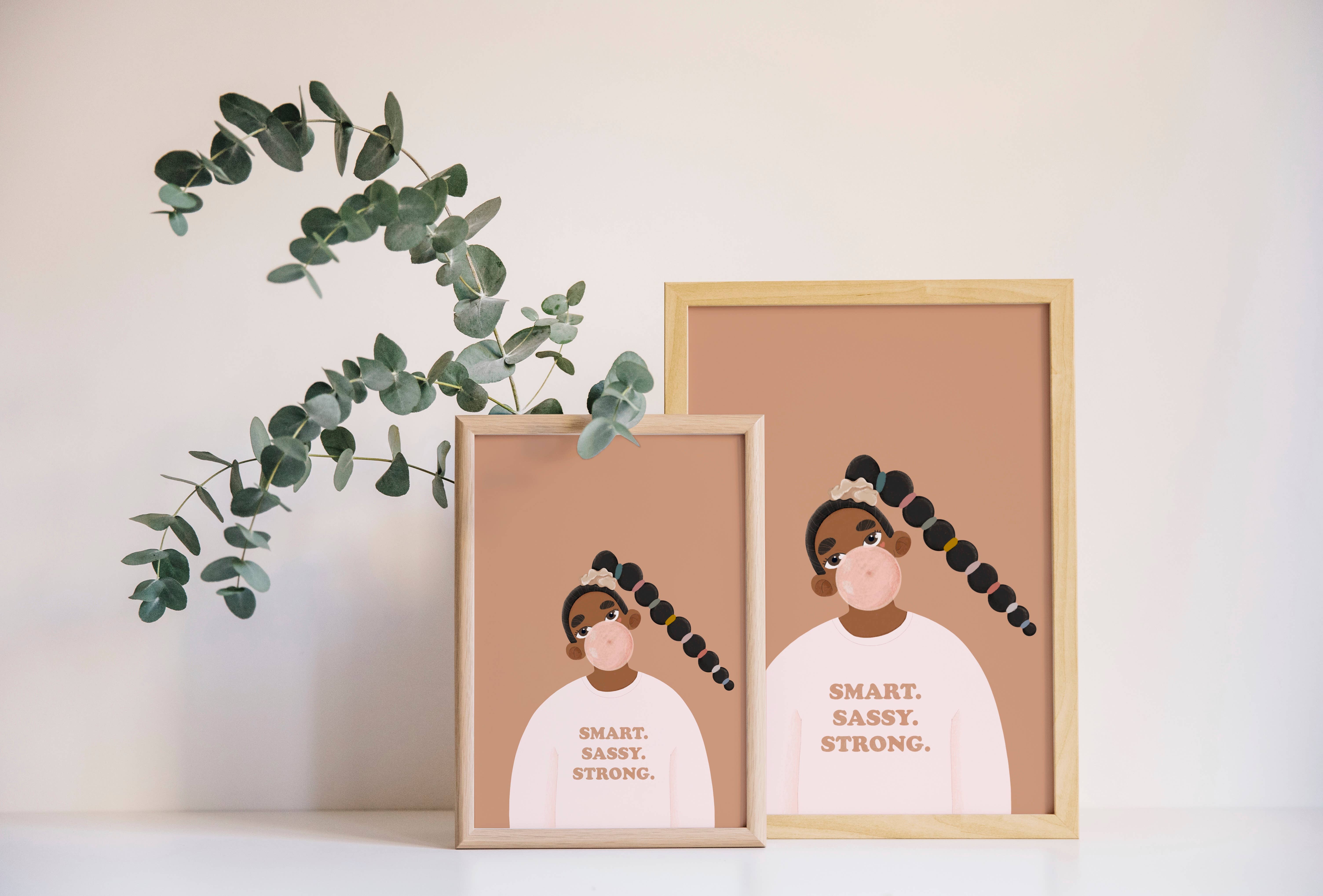 Another Wild Story - Wholesale Art Print - Smart Sassy Strong Black Girl Empowerment Wall Decor1