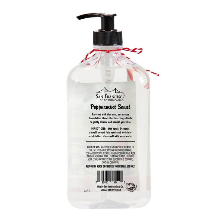 San Francisco Soap / Man Bar Soap - Wholesale Hand Soap/Wash - Mid-Century Santa Peppermint Hand Soap