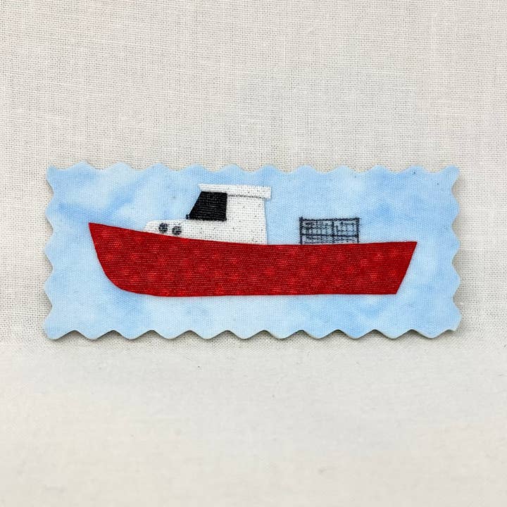 Hummer Båt Magnet för wholesale av Maine Hill Studio