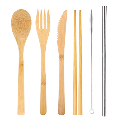 Refinement House - Wholesale Travel Utensil Set - Travel Bamboo Utensil Set5