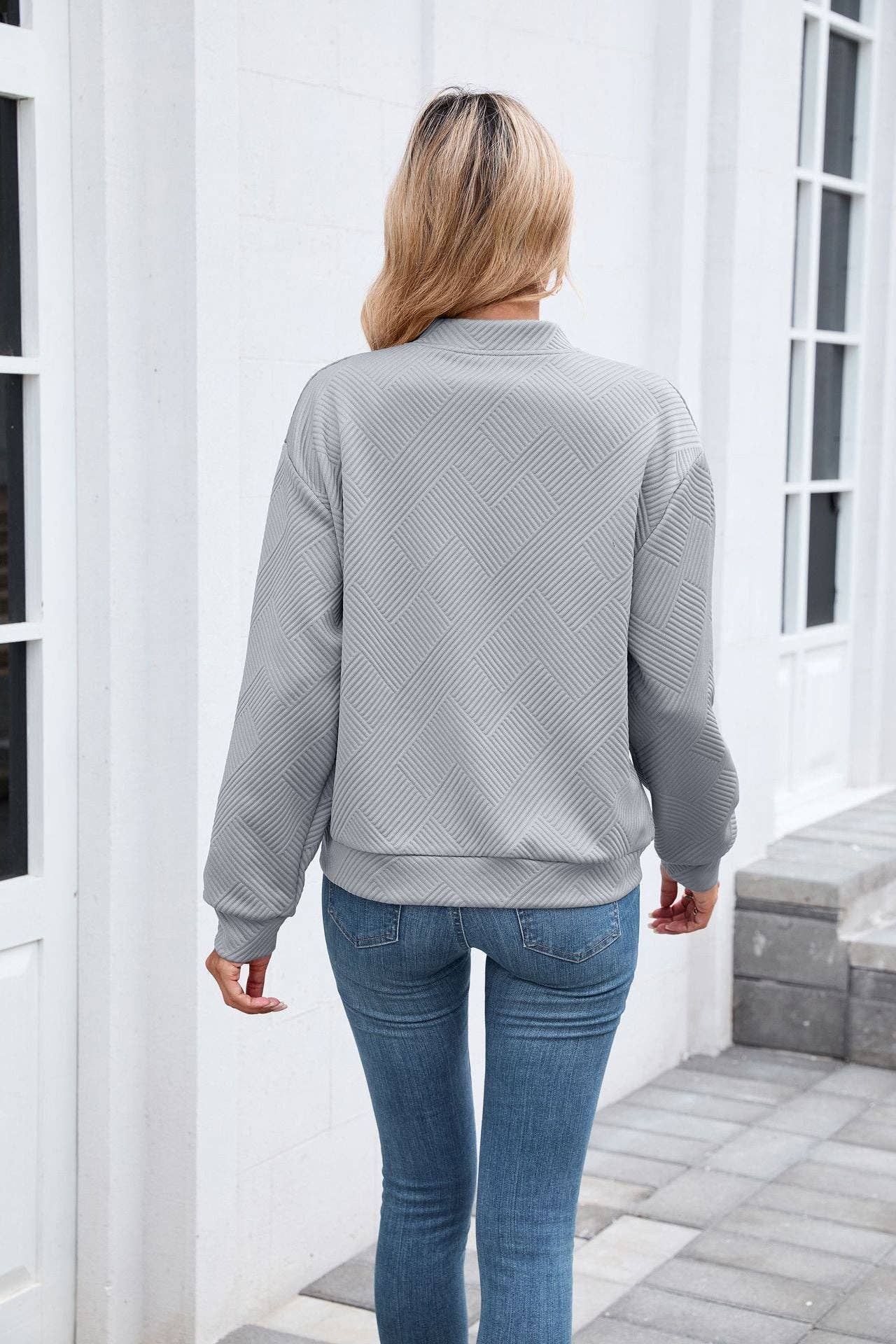 Lovesoft - Wholesale Bomber Jacket - Women's - Quilted Zip-Up Bomber Jacket | Casual Long Sleeve Sweatshirt21