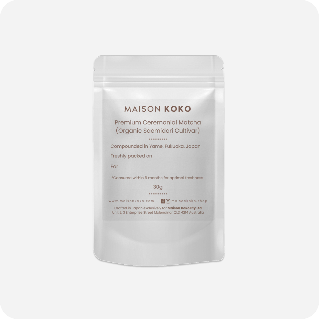 Maison Koko - Wholesale Health/Detox Tea - Premium Ceremonial Organic Matcha (Saemidori Cultivar)2