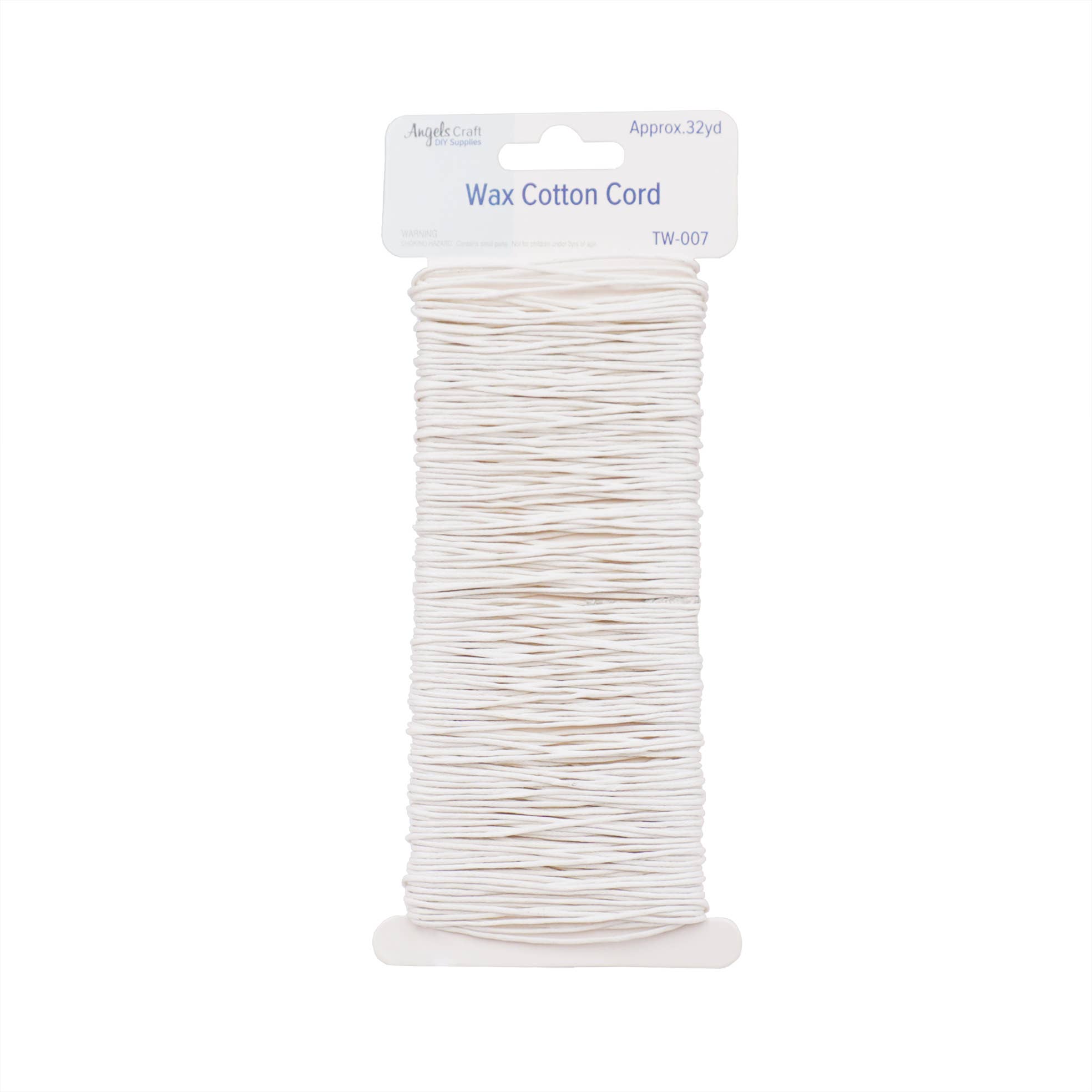 Angels Craft - Wholesale Craft Supplies - Waxed Cotton Rope, 20ft 1-ct (4 colors available)2