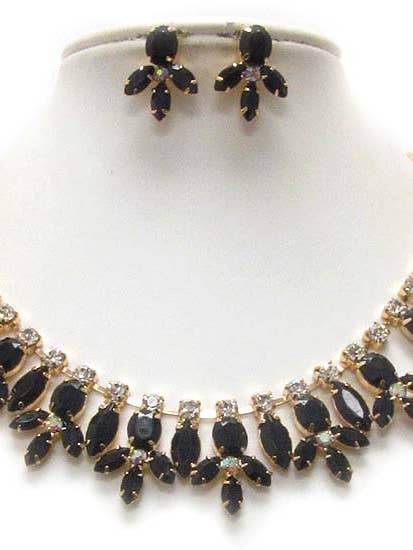 ( N329 ) CRYSTAL ACRYLIC PARTY NECKLACE SET for wholesale by Jewelry Max