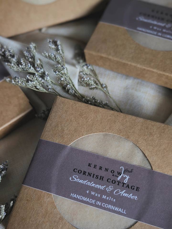 Cornish Cottage Wax Melts / 4 Melts for wholesale by Kernow Ivy & Co.