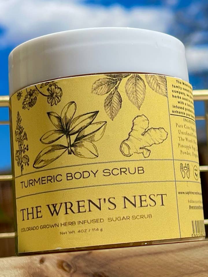 Gurkmeja Body Scrub för wholesale av The Wren's Nest