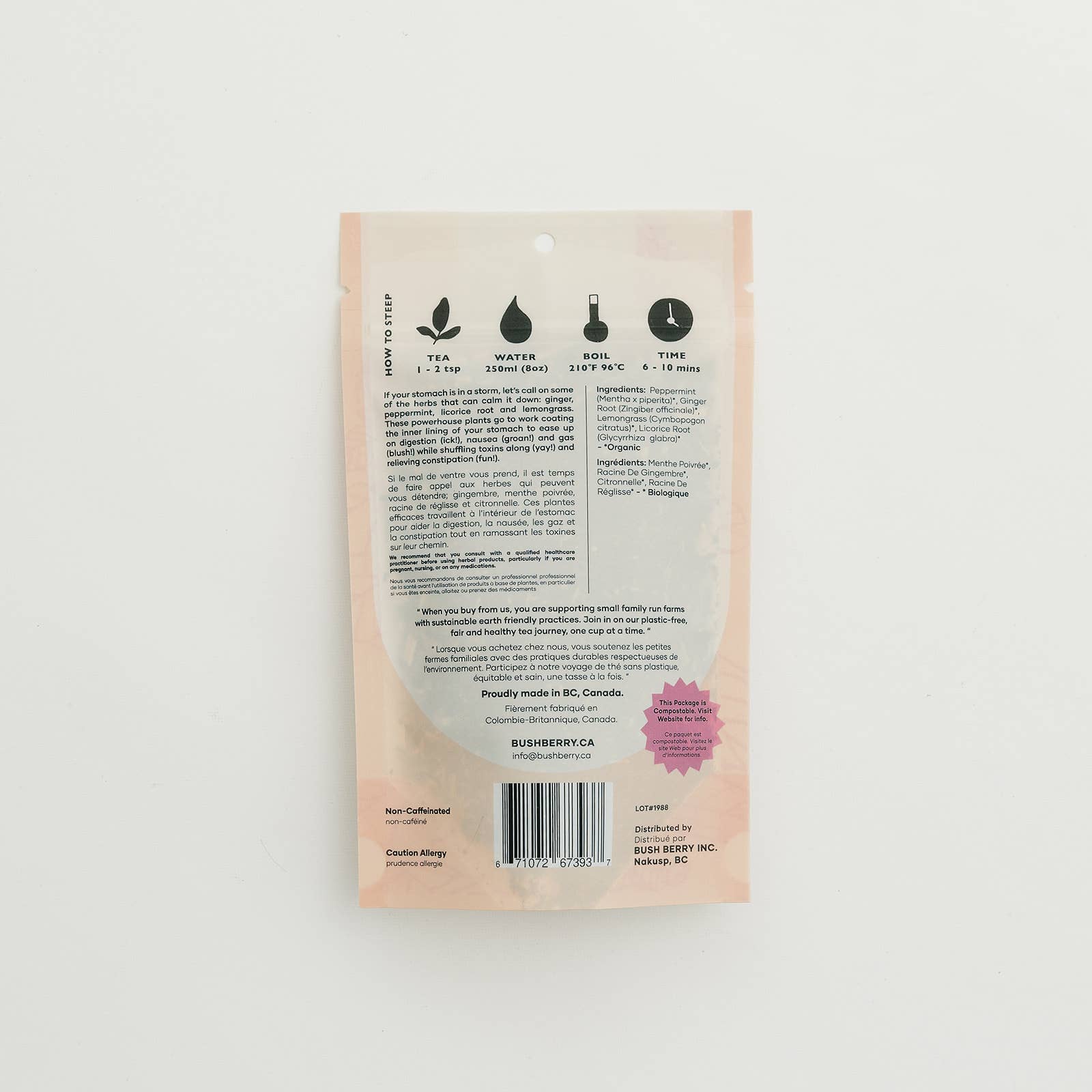 Bush Berry - Vendita all'ingrosso Tisane salutari e depurative - Tè sfuso biologico lenitivo per lo stomaco6