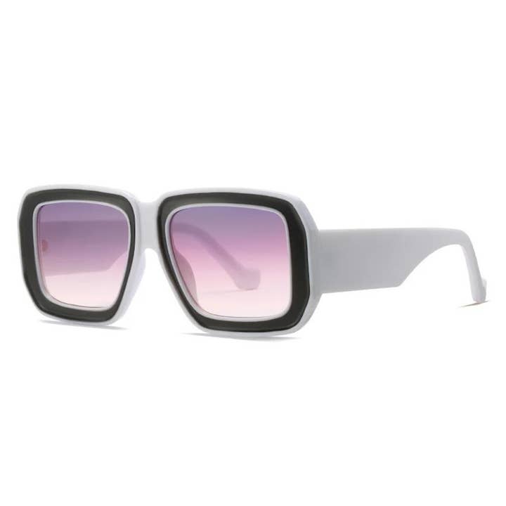 Pretty Simple - Wholesale Sunglasses - Women's - Nicolette Retro Oversized Square Sunglasses Wholesale