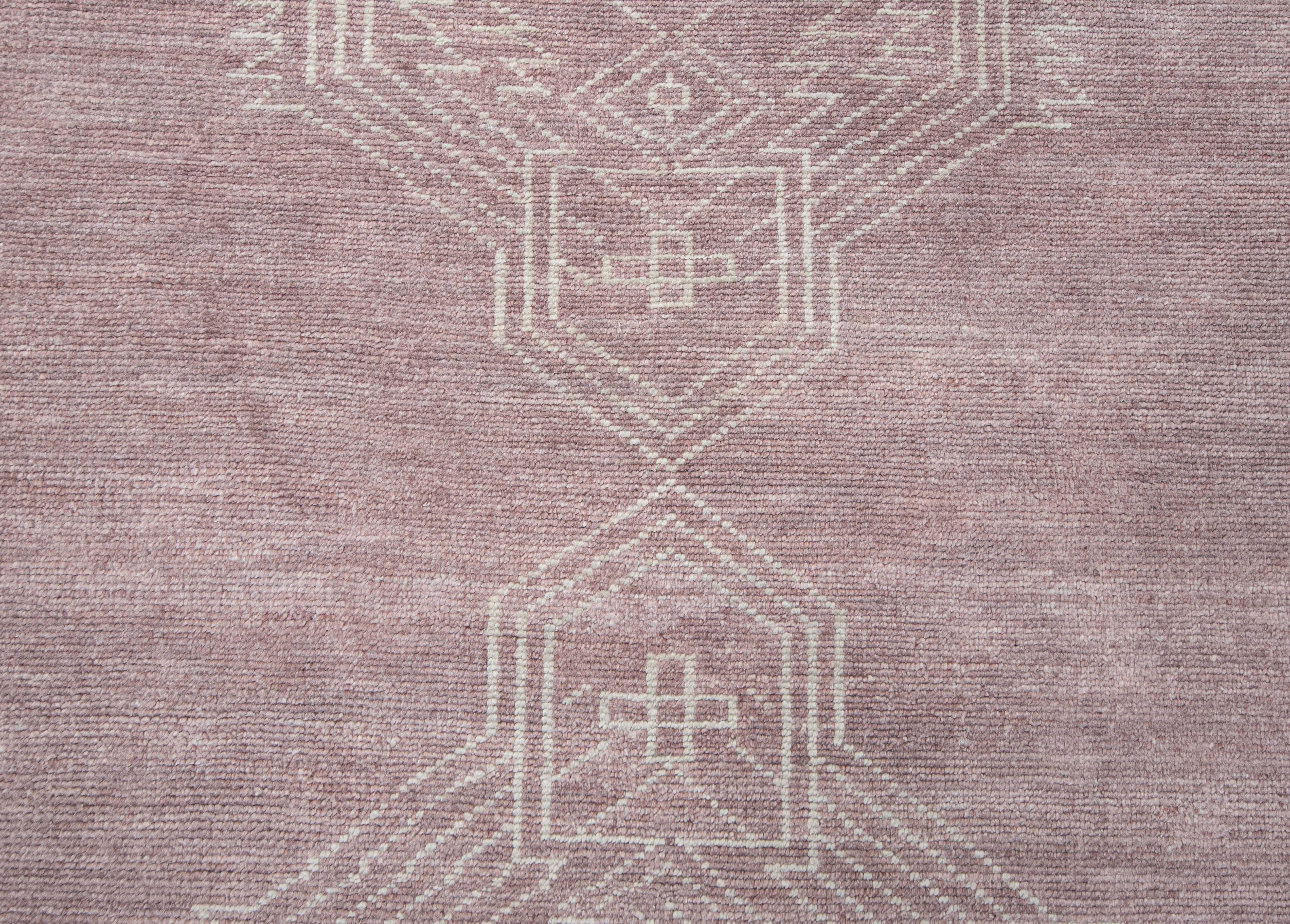 Aesthetic Homes LLC - Wholesale Area Rug - Pink Brown Modern Persian Wool Rug Hand Knotted se-53