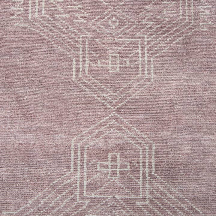 Aesthetic Homes LLC - Wholesale Area Rug - Pink Brown Modern Persian Wool Rug Hand Knotted se-53