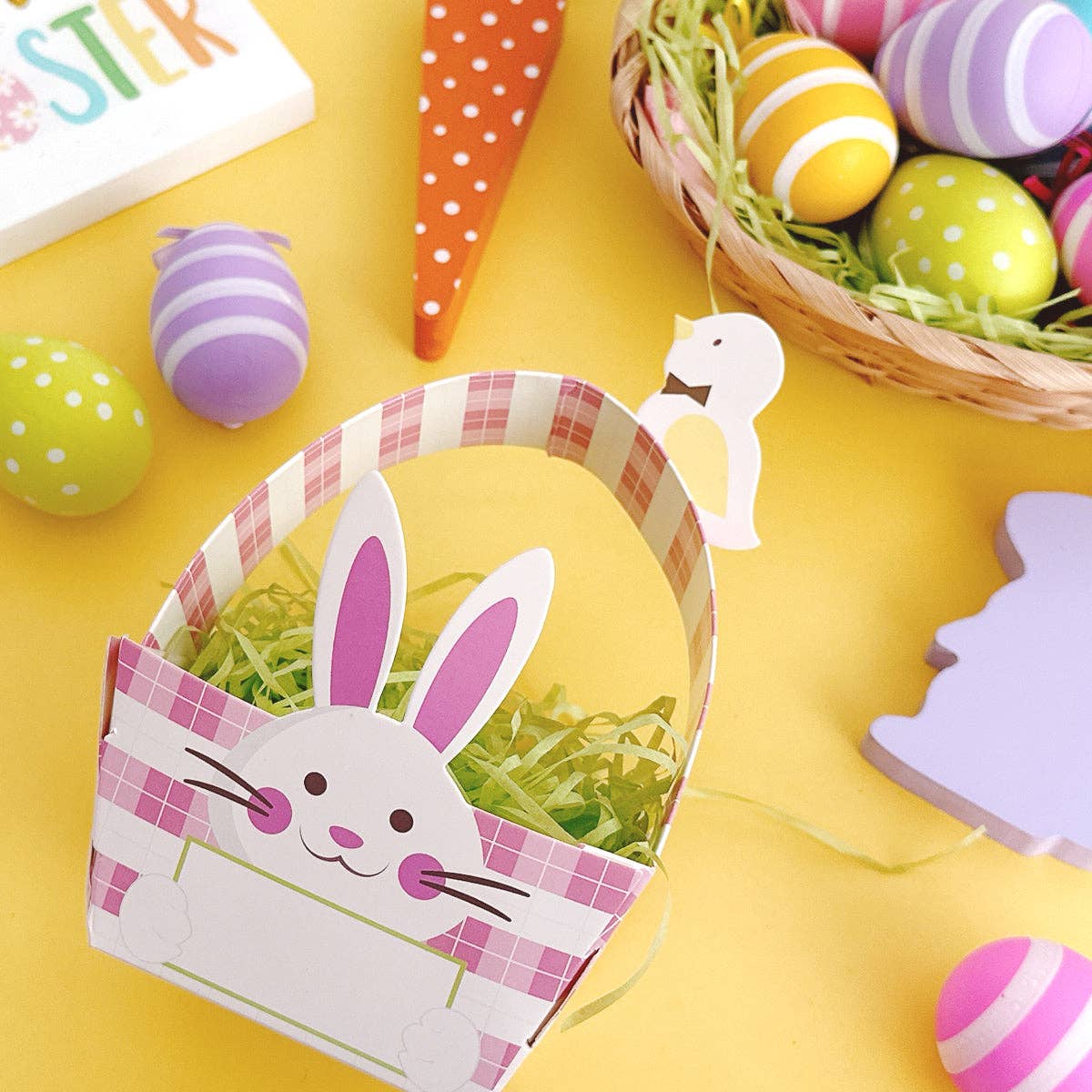 Wrapables.com - Wholesale Party Favor Bag/Box - Wrapables Easter Gift Baskets with Handle, Treat Boxes12