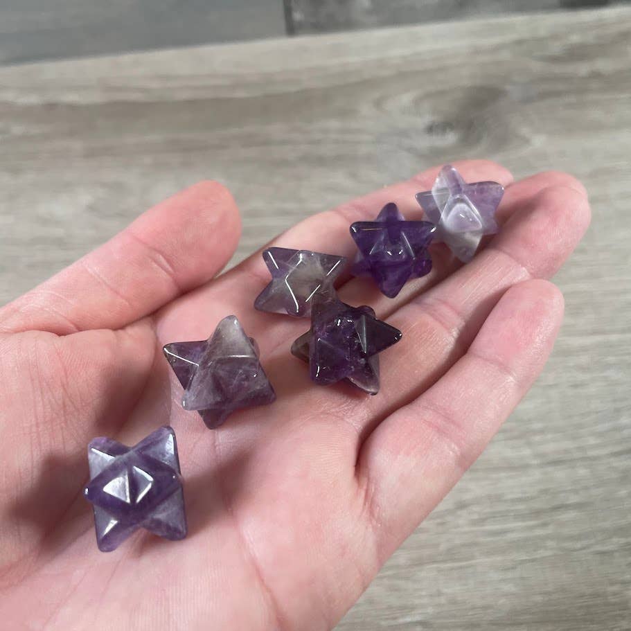 Keystone Crystals - Wholesale Spiritual Stone/Crystal - Gemstone Merkaba Star Sacred Geometry Crystal – 1/2 Inch 10