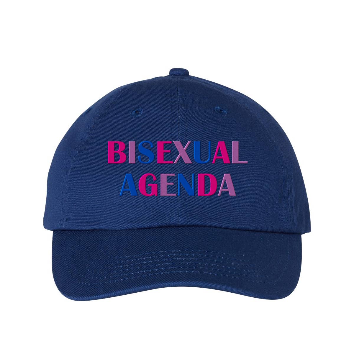 Lucky Luna Apparel - Wholesale Baseball Cap - Unisex - Bisexual Agenda Embroidered Dad Hat11