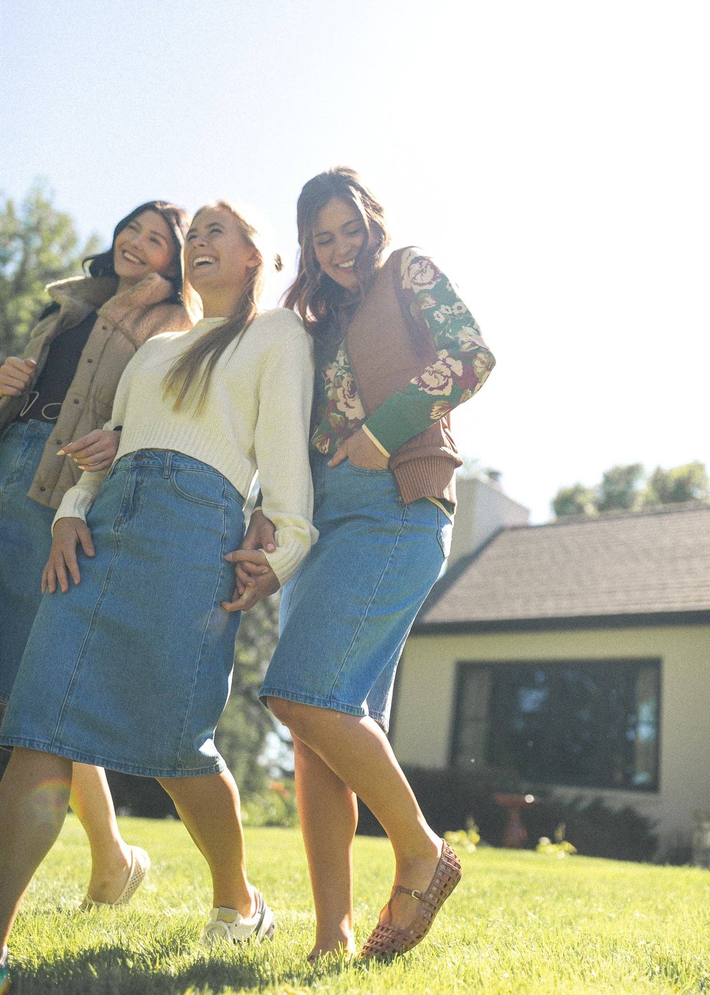 Inherit Clothing Company - Wholesale Skirt - Women's - Remi Denim Classic Wash Midi Skirt13