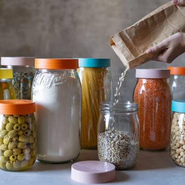 Le Parfait - Wholesale Jar - 3L Bulk Storage Glass Jar Screw Top W Mixed Plastic Lid