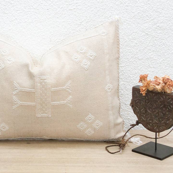 Zellige Seidenteppich Lendenkissen für den Großhandel von De-cor