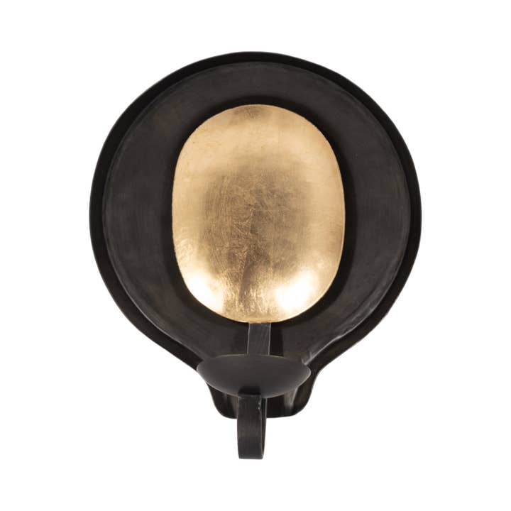 Sagebrook Home - Wholesale Candle Holder - Black/Gold 9 in. Metal Round Votive Candle Holder
