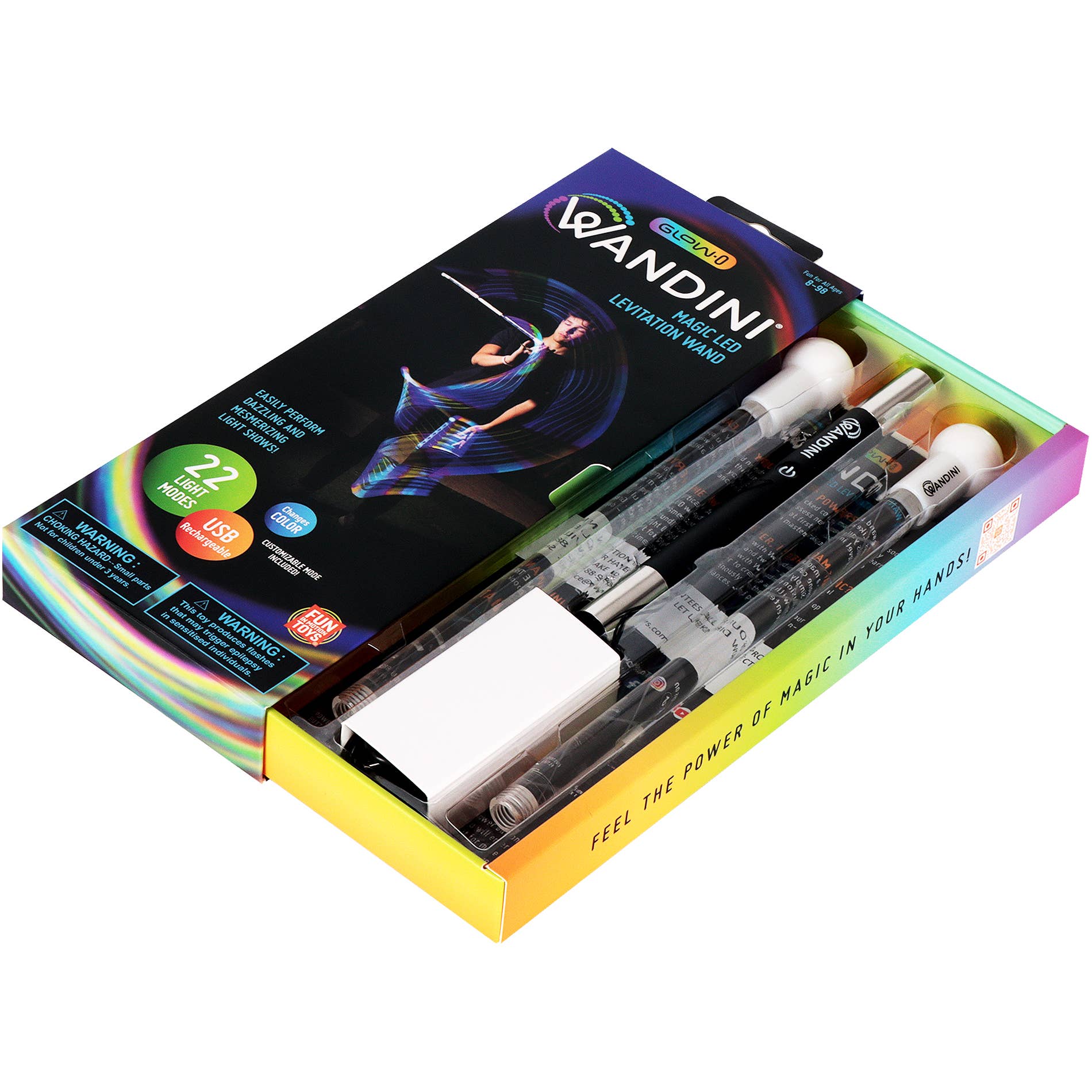 Fun In Motion Toys - Wholesale Light-Up Toy - Kids & Baby - Glow.0 Wandini LED Levitation Wand2