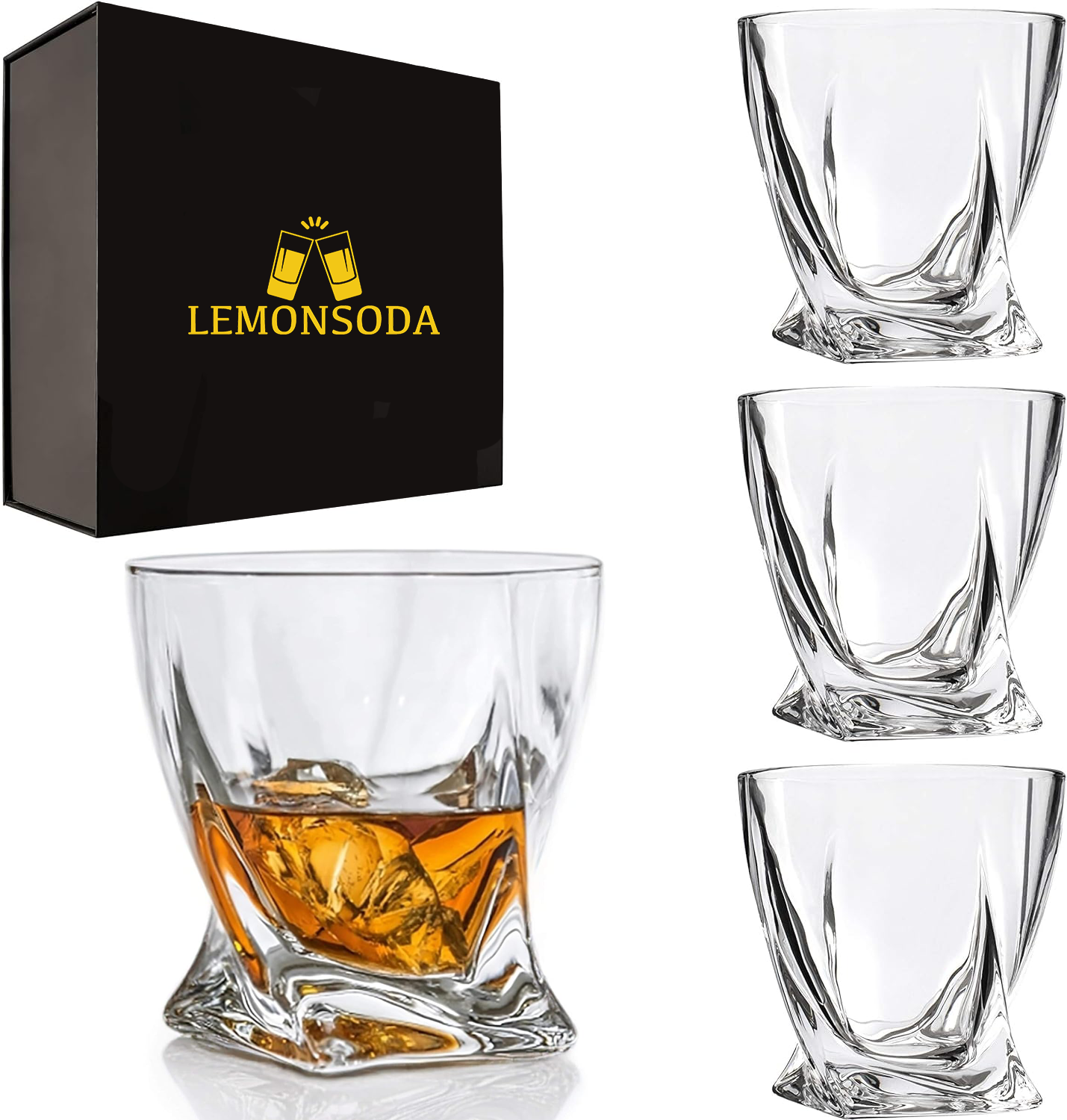 Lemonsoda - Wholesale Cocktail/Liquor Glass - Premium Twisted Glasses (10oz) (1pc)4