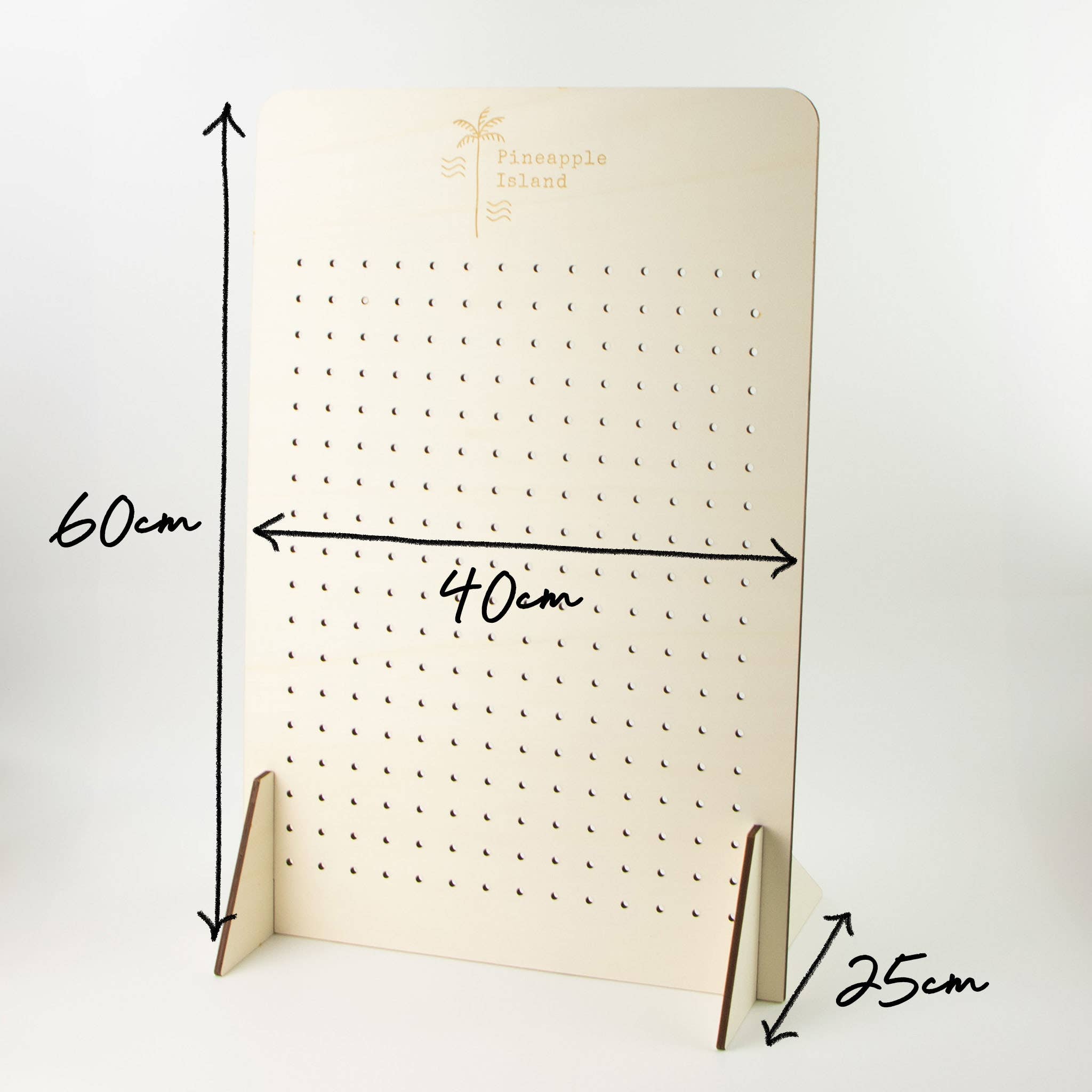 Pineapple Island – wholesale Jewellery stand & display – Large Pegboard Counter Display2