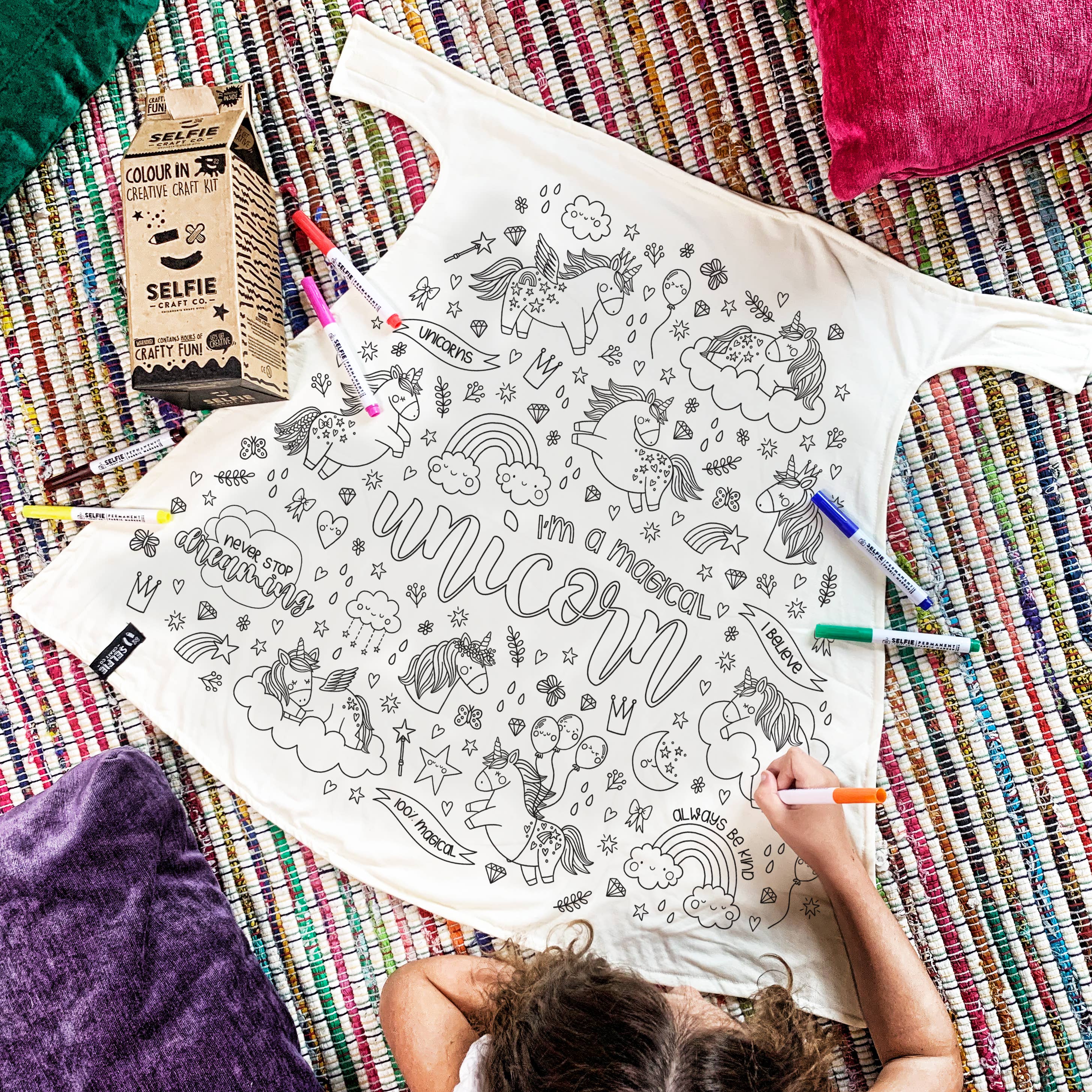 Selfie Craft Co – wholesale Cape – Child – Unicorn Colour In Cape1