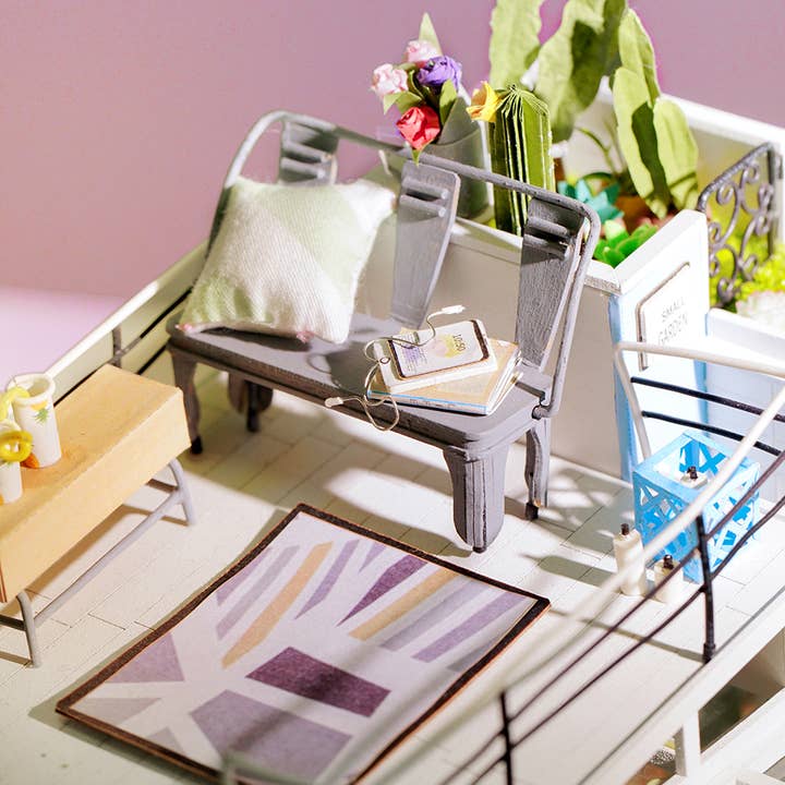 Robotime - Venta al por mayor Kit de manualidades - Rolife Dora's Loft DG12 DIY Mini casa Apartamento Dúplex5