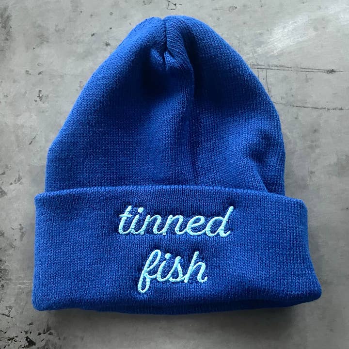 The Silver Spider - Wholesale Beanie - Women's - Tinned Fish knit beanie Winter hat Made in America usa
