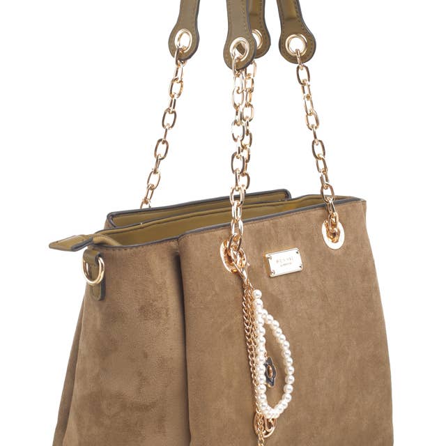 Bessie London - Wholesale Shoulder Bag - Women's - GLAMOUR CHAIN SHOPPER BAG14