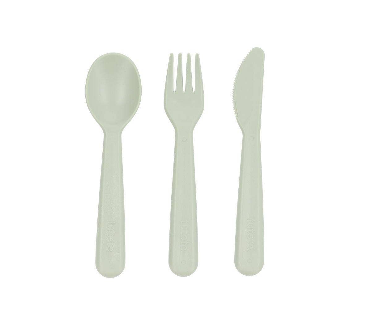 Tutete - Wholesale Flatware Set - Kids & Baby - Tutete Sage Children's Dinnerware1