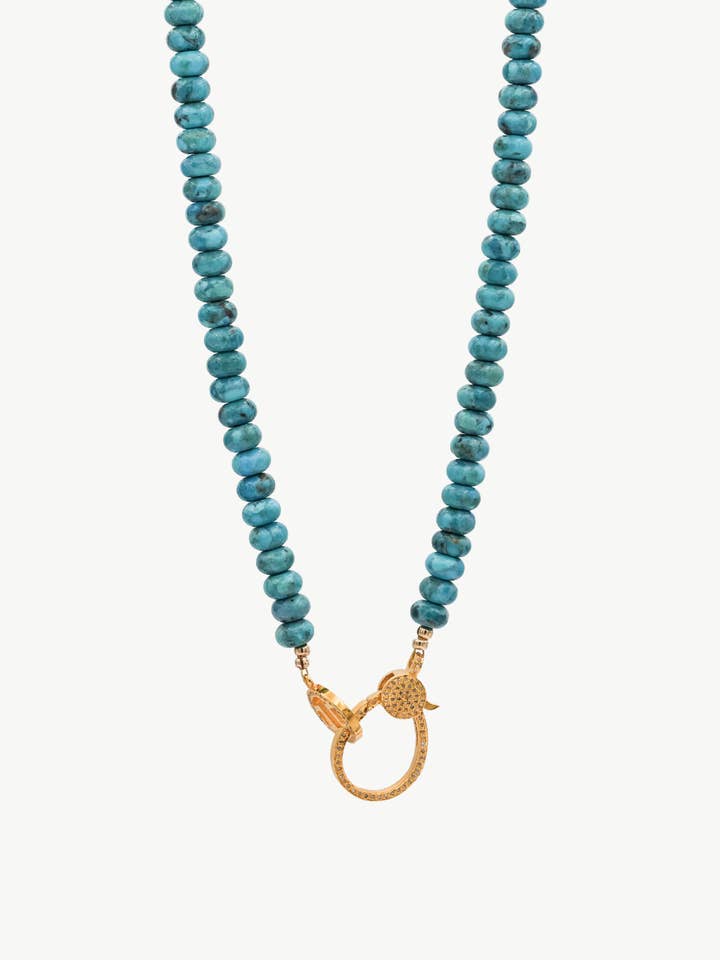 Rosie Necklace - Turquoise for wholesale by Harvest Jewels