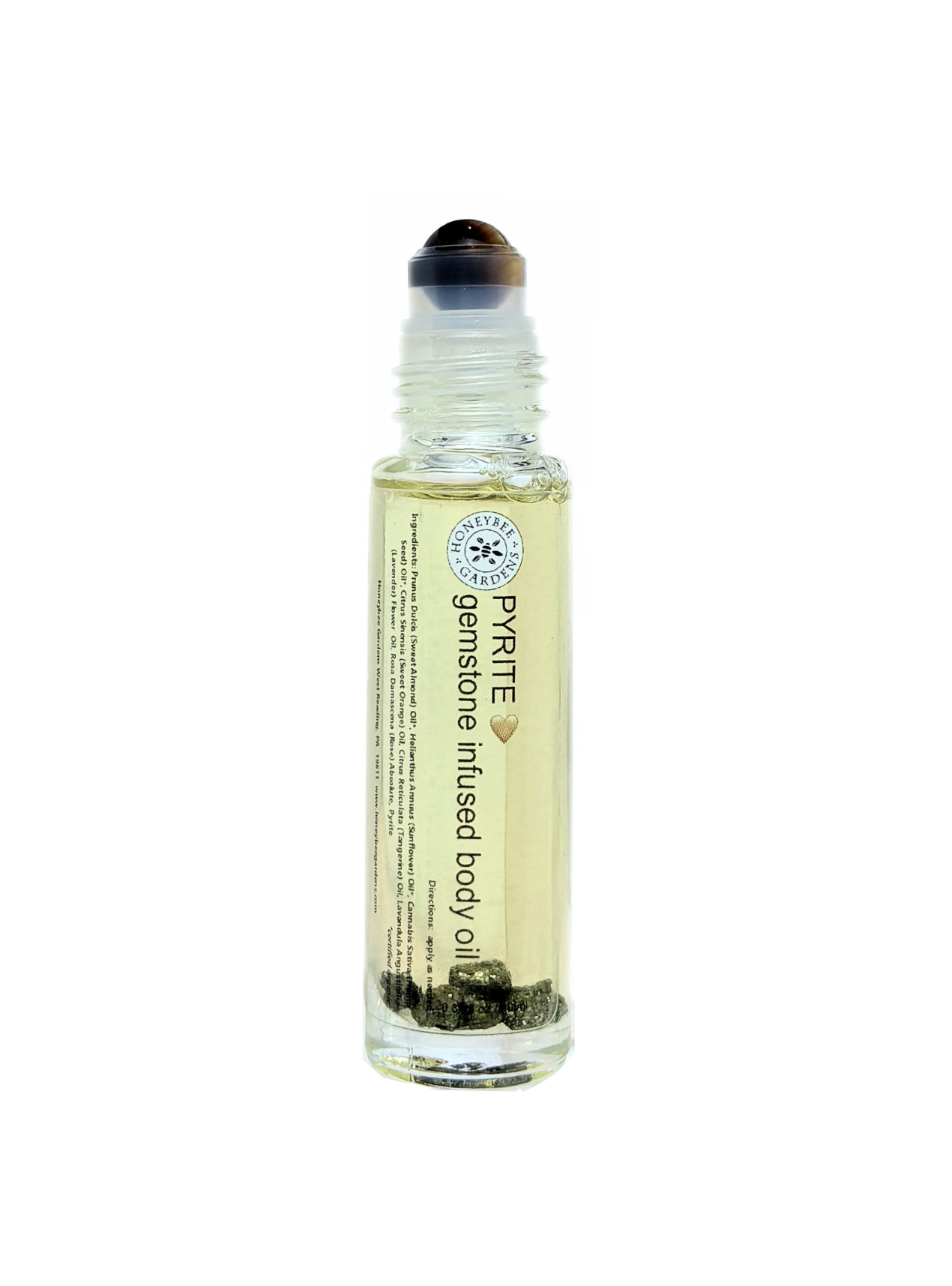 Honeybee Gardens Natural Cosmetics & Body Care - Wholesale Bath/Body Oil - Crystal Infused Aromatherapy Organic Body Oil Rollerballs5