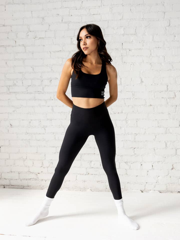 Shakti Leggings - Black for wholesale by Kosha Fit