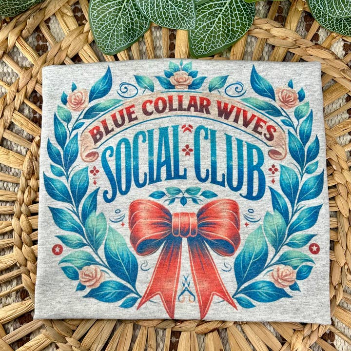 T-shirt do Clube Social das Esposas de Trabalhadores Manuais por atacado de Vs design shop boutique