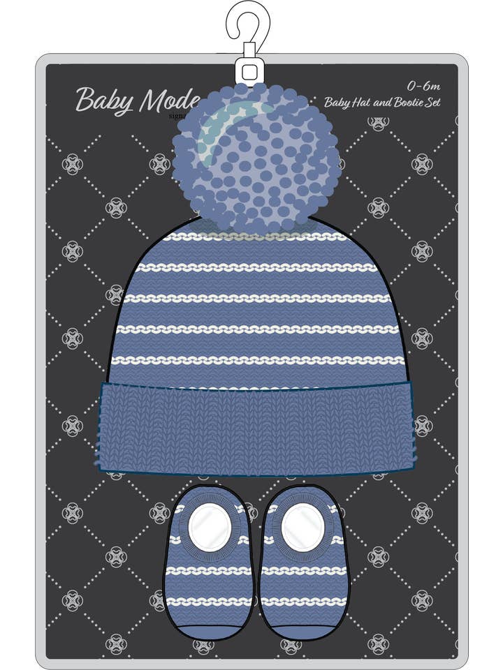 Rose Textiles – Conjunto de roupa - Bebé por atacado – Conjunto de chapéu e bota de bebé4