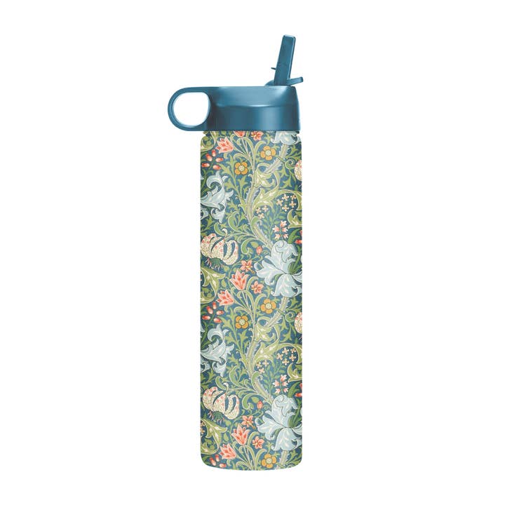 Insulated Stainless Steel 24oz. William Morris "Golden Lily" for wholesale by RainCaper