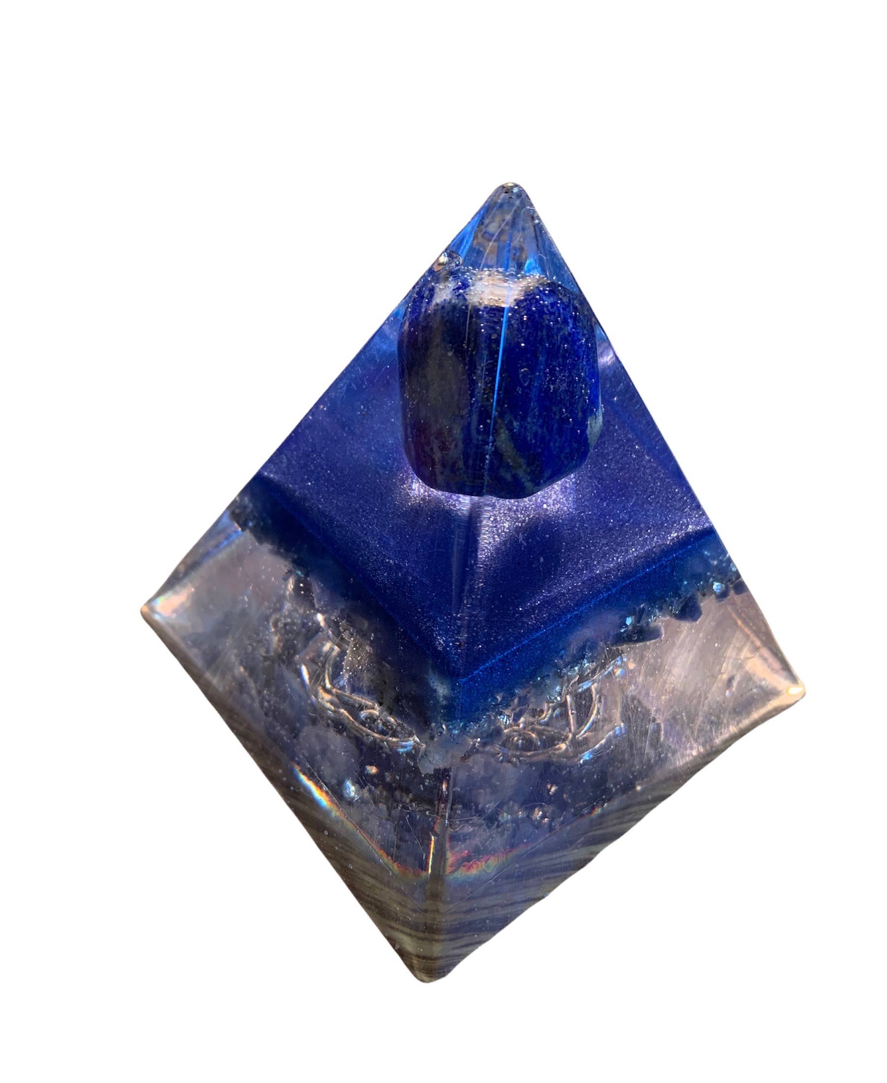 Orgonics by Driftwood Works Inc - Wholesale Spiritual Stone/Crystal - CHAKRA-THIRD EYE Orgone Pyramid3