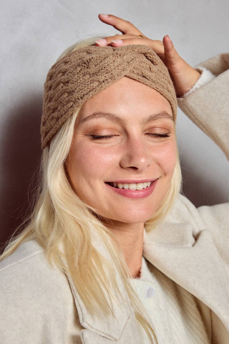 BYREN | ÉLINE L'ATELIER - Wholesale Fashion Headband - Women's - Wool headband ST201DF2