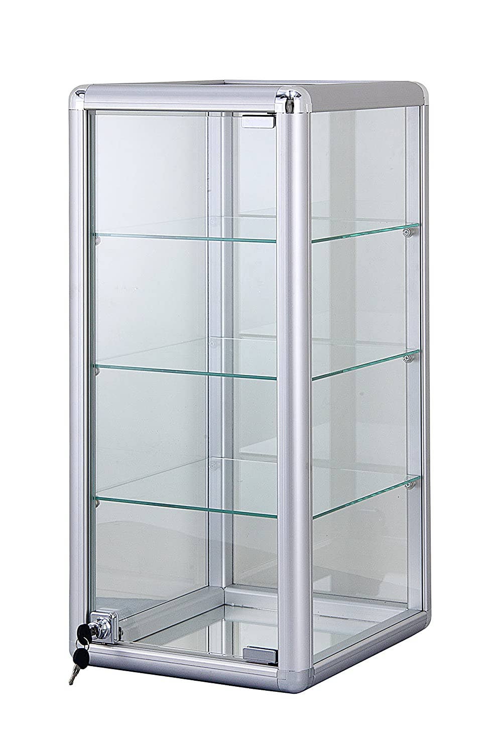 Only Hangers - Wholesale Retailer Display Stand/Case - Glass Countertop Tower Case1