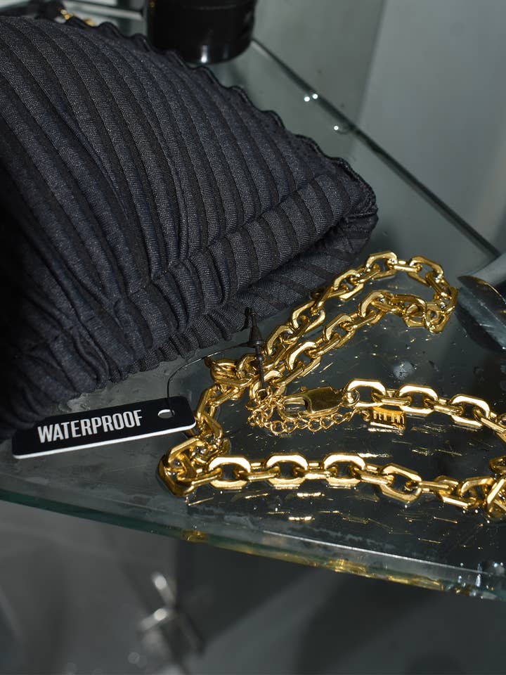 Isla Square Curb Chain Necklace for wholesale by Ben Oni Jewelry