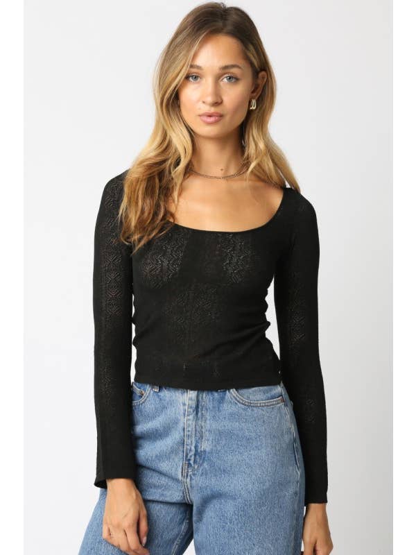 Olivaceous - Wholesale Knit Top - Women's - Lucia Knit Top