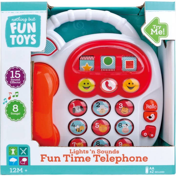 Hauck Toys - Wholesale Electronic Toy - Kids & Baby - Nothing But Fun Toys - Lights and Sounds Fun Time Telephone